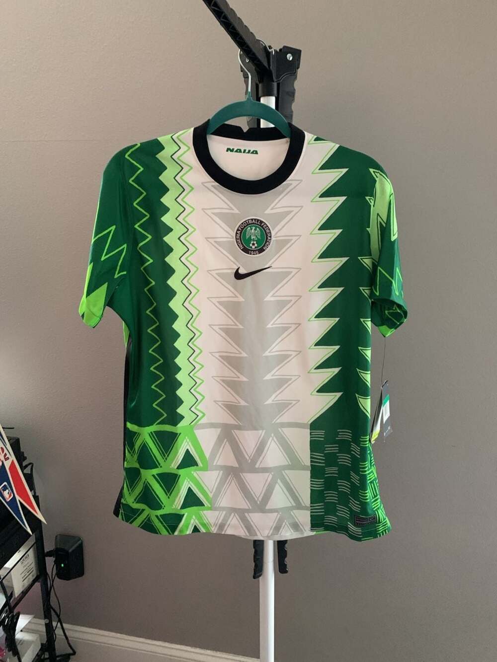 Nike Nigeria National Team 2020-2022 Women's Home Soccer Jersey - Picture 1 of 7